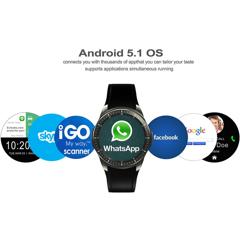 ο  1.39 ġ amoled ȭ 3g  gps ȵ̵ 5.1 Ʈ ð smartwatch ram 512 m rom 8 Ⱑ Ʈ app ٿε iphone7